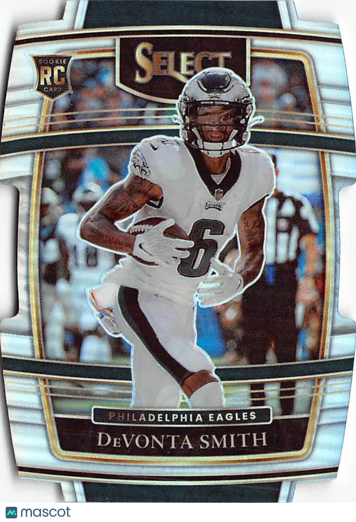 2022 Panini Select DeVonta Smith Die-Cut Rookie RC #49 Philadelphia Eagles