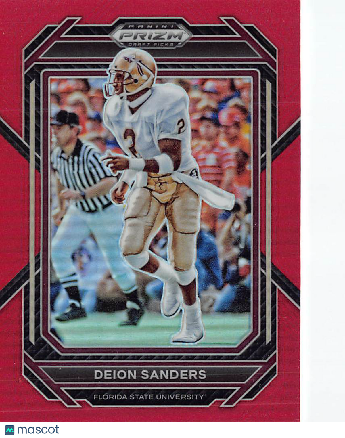 2023 Panini Prizm Draft Picks Deion Sanders Red /299 #28 Florida State Seminoles
