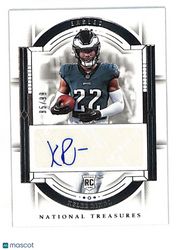 2024 Panini National Treasures Kelee Ringo Autograph Rookie RC #139 Eagles