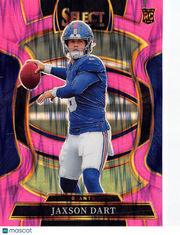 2026 Panini Select Jaxson Dart Pink Shock Rookie RC #93 New York Giants
