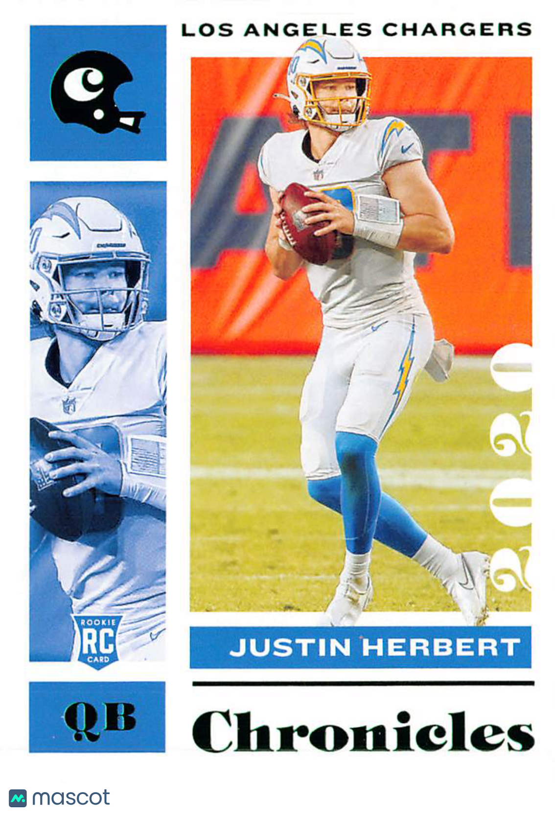 2021 Panini Chronicles Football Justin Herbert Rookie RC #53 Chargers