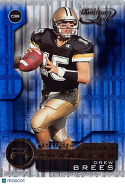 2001 Leaf Quantum Drew Brees Rookie #202 San Diego Chargers