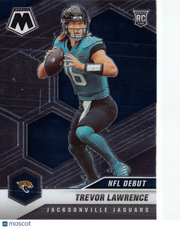2021 Panini Mosaic Football Trevor Lawrence Rookie RC #241 Jacksonville Jaguars