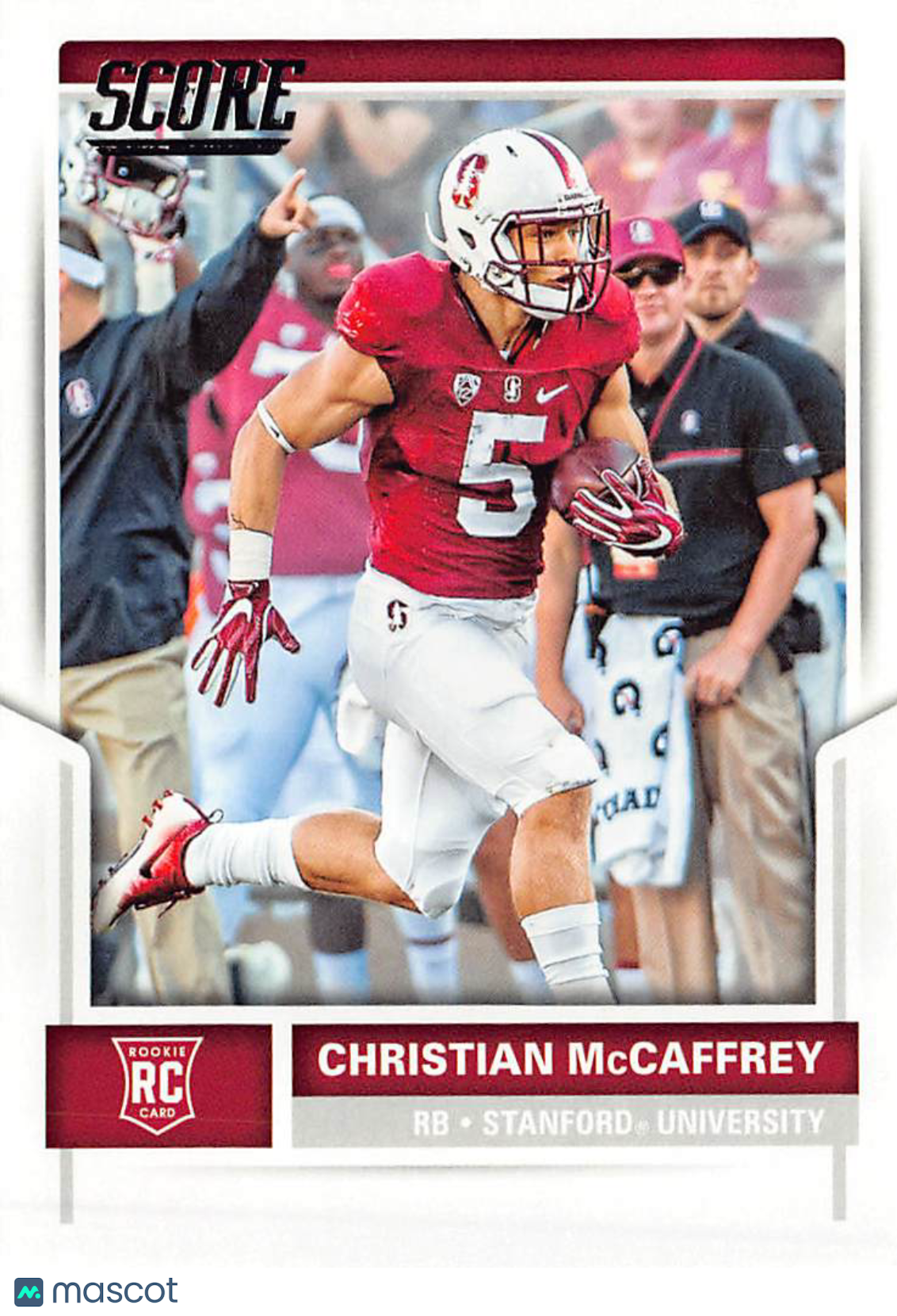 2017 Panini Score Football Christian McCaffrey Rookie RC #373 Stanford Cardinal