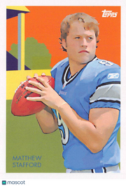 2009 Topps Football Stars Matthew Stafford #37 Detroit Lions