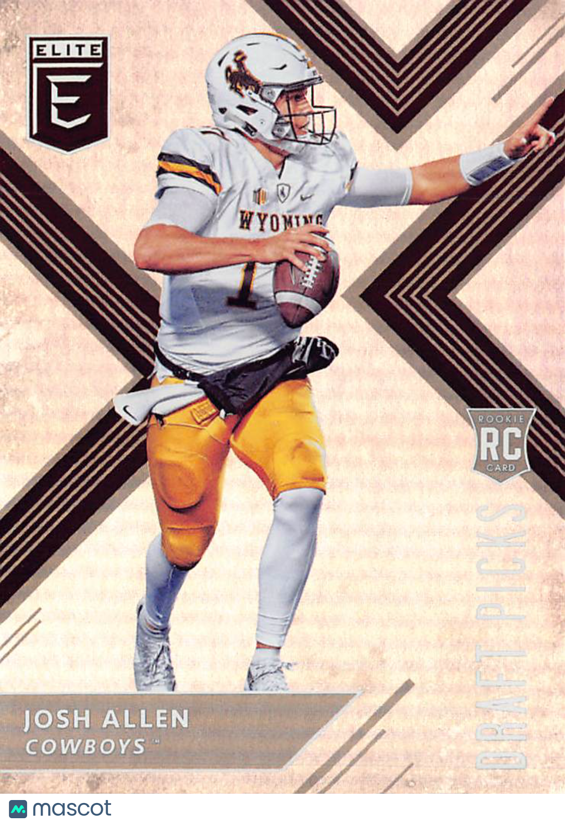 2018 Panini Elite Draft Picks Josh Allen Rookie RC #103 Wyoming Cowboys