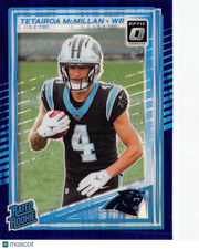 2025 Panini Donruss Optic Tetairoa McMillan Purple Shock Rookie #209 Panthers