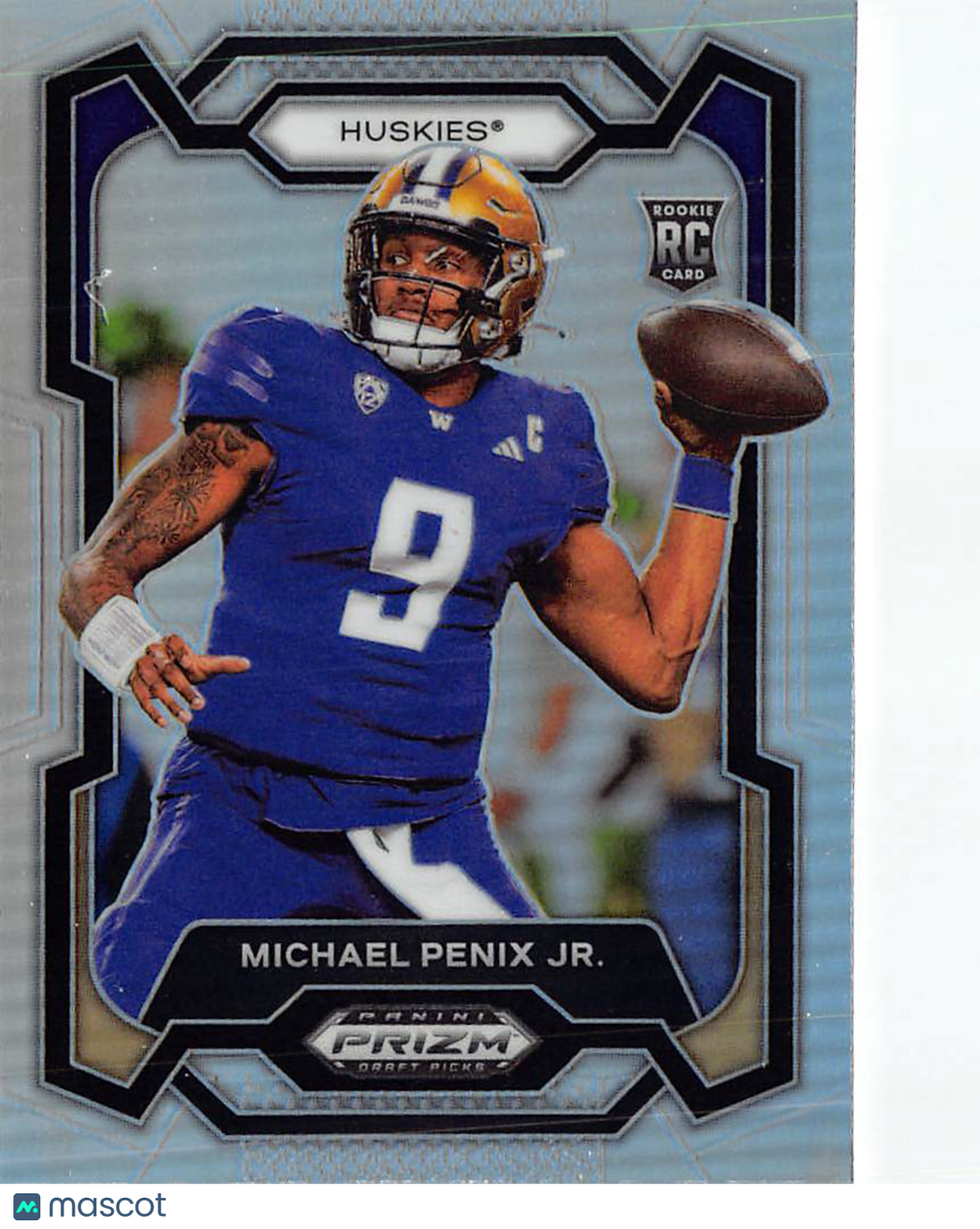 2024 Panini Prizm Draft Picks Michael Penix Jr. Silver Rookie RC #101 Washington