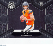 2024 Panini Mosaic Bo Nix Rookie RC #271 Denver Broncos