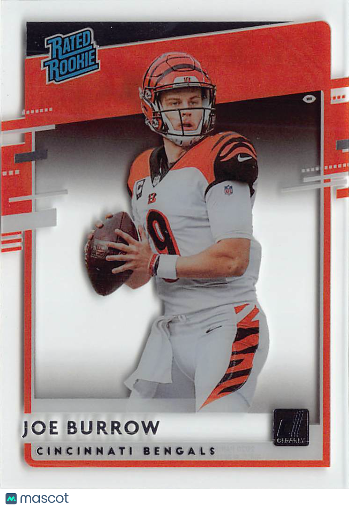 2021 Panini Chronicles Donruss Football Joe Burrow Clear Rookie #RR-JB Bengals