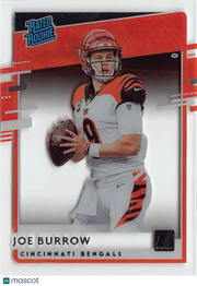 2021 Panini Chronicles Donruss Football Joe Burrow Clear Rookie #RR-JB Bengals