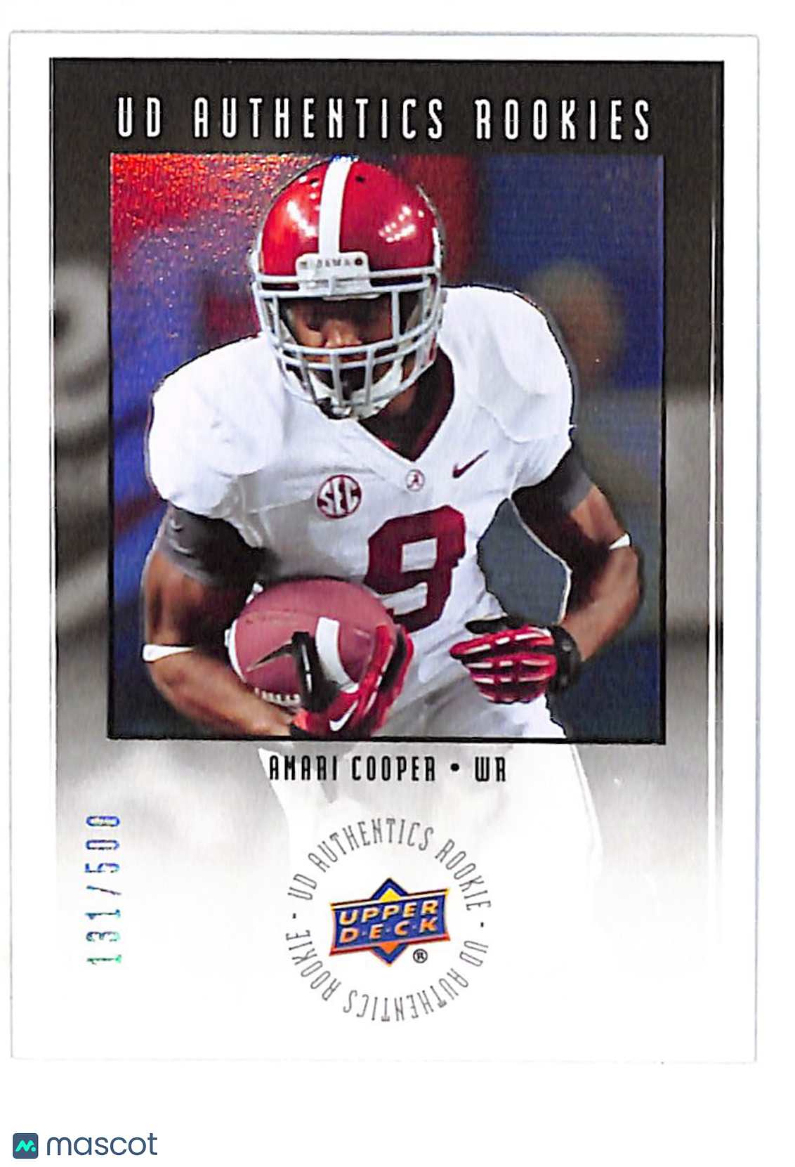 2015 Upper Deck UD Authentics Rookies Amari Cooper /500 #UA-7 Alabama Tide