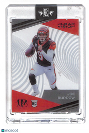2021 Panini Chronicles Clear Vision Joe Burrow Rookie RC #CV-1 Bengals