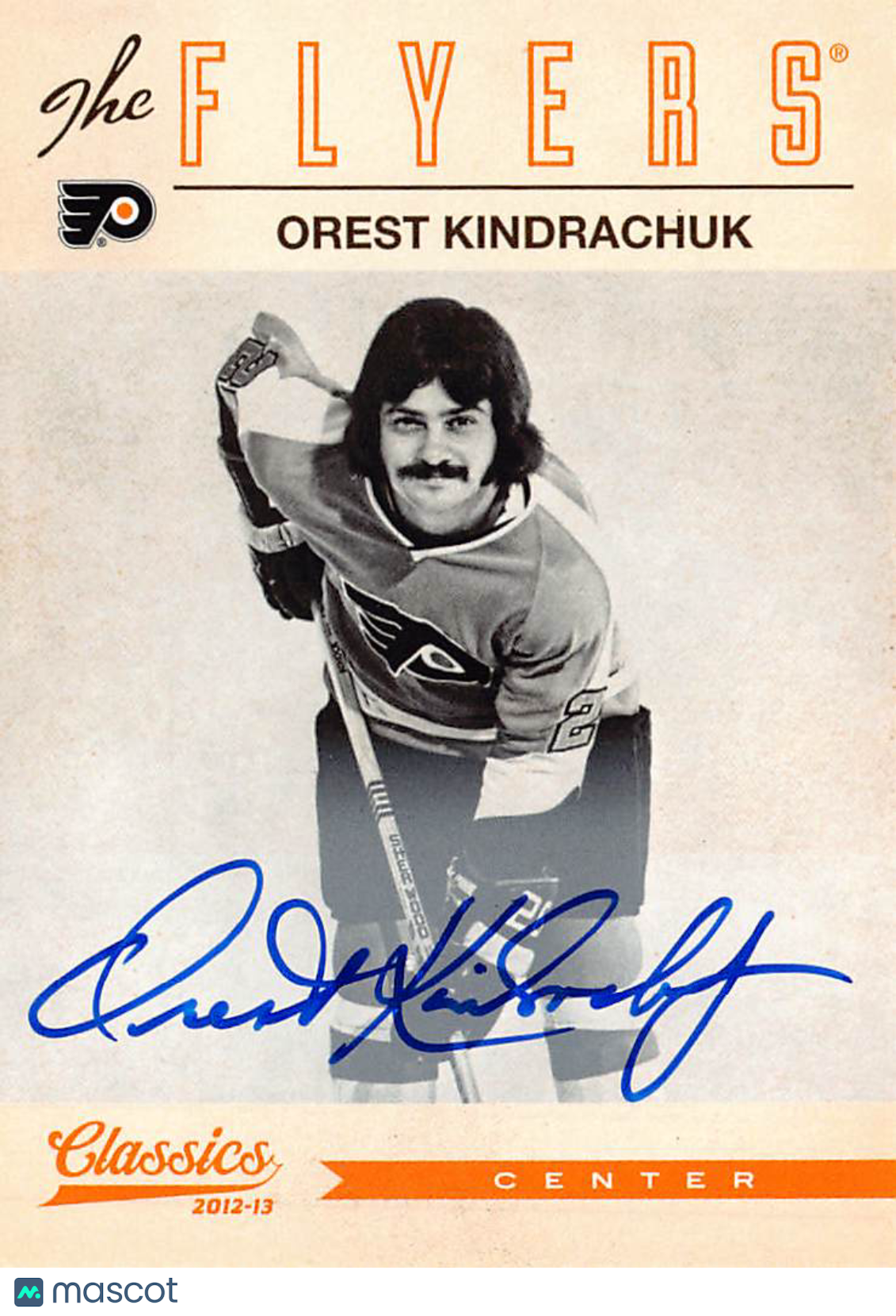 2012-13 Panini Classics Signatures Orest Kindrachuk Autograph #170 Flyers
