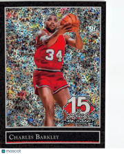 2025-26 Leaf 15th Anniversary Charles Barkley Gold Shimmer /2 #92B-30