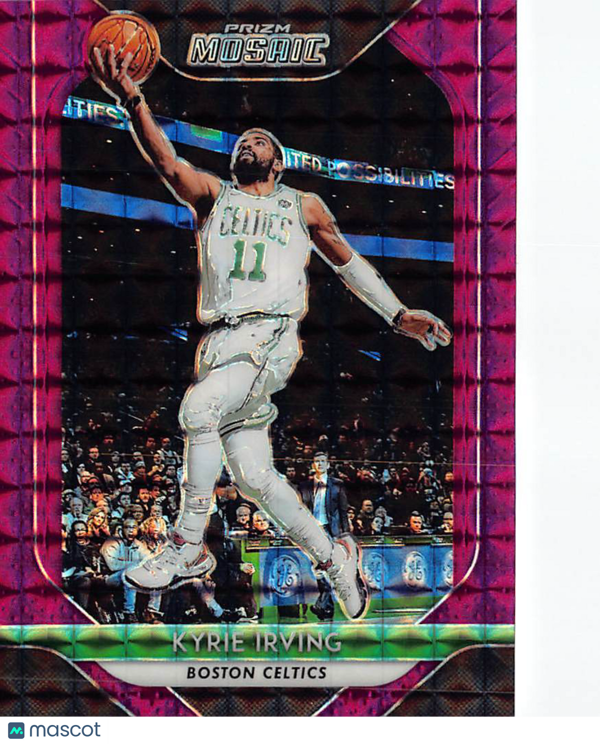 2018-19 Panini Mosaic Kyrie Irving Purple /49 #61 Boston Celtics