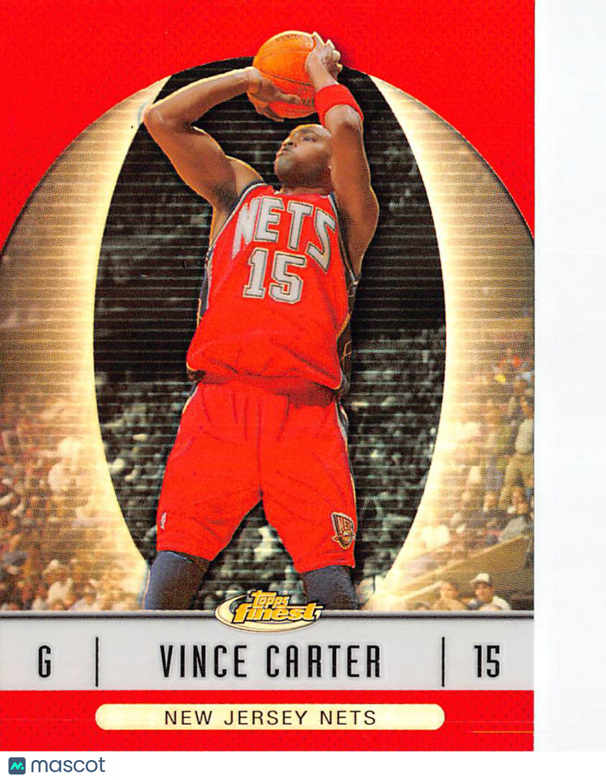 2007-08 Topps Finest Vince Carter Refractor #6 New Jersey Nets