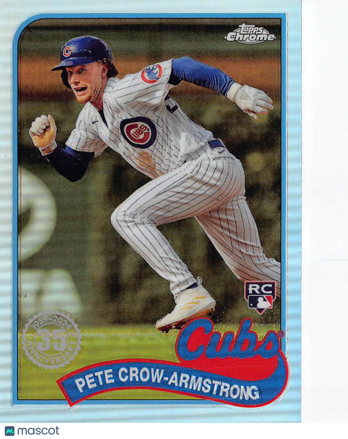 2024 Topps Chrome Pete Crow-Armstrong Refractor Rookie RC #89CB-19 Chicago Cubs