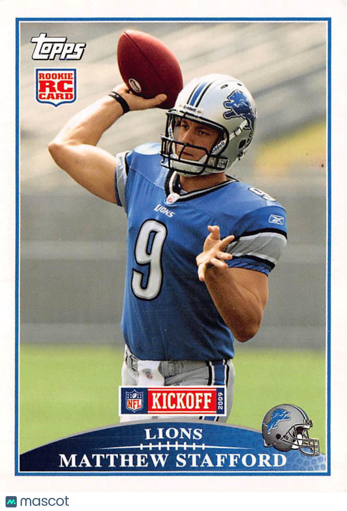 2009 Topps Kickoff Matthew Stafford Rookie RC #116 Detroit Lions