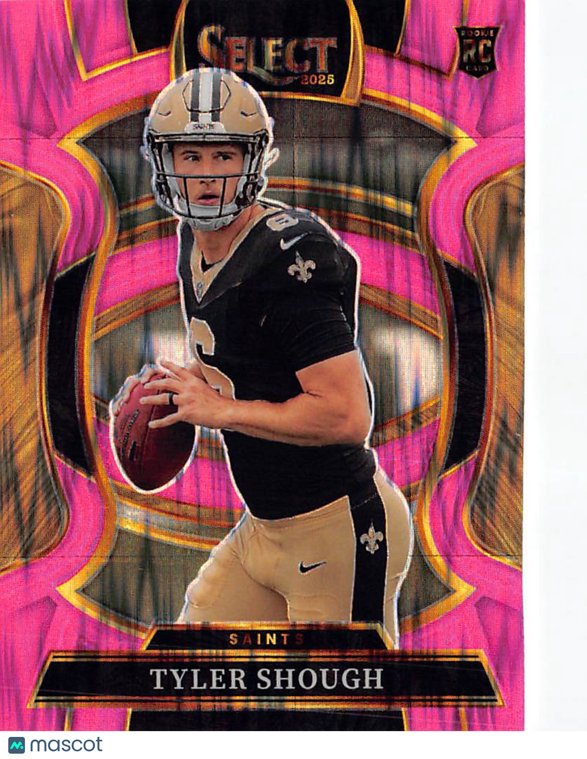 2026 Panini Select Tyler Shough Pink Shock Rookie RC #41 New Orleans Saints