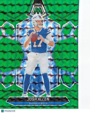 2024 Panini Mosaic Josh Allen Green #22 Buffalo Bills