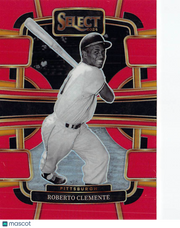 2024 Panini Select Baseball Roberto Clemente Red Prizm /149 #55 Pirates