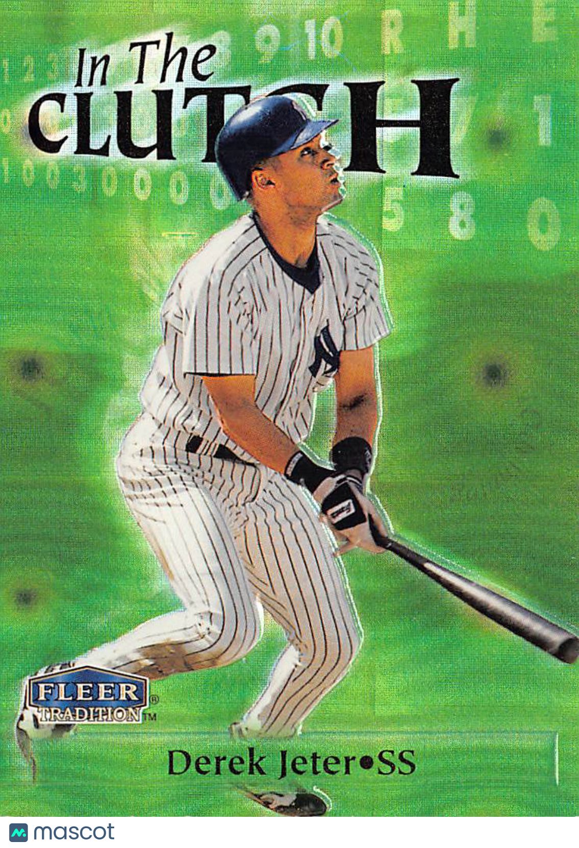 1998 Fleer Tradition In The Clutch Derek Jeter #9 of 15 IC New York Yankees