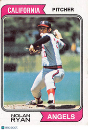 1974 Topps Nolan Ryan #20 California Angels