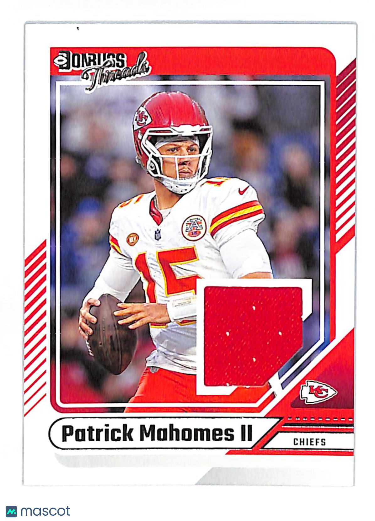 2024 Panini Donruss Threads Patrick Mahomes II Patch Memorabilia #DTH-PMA Chiefs