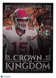 2025 Panini Icon Collection Crown of the Kingdom Patrick Mahomes II #CK-3 Chiefs