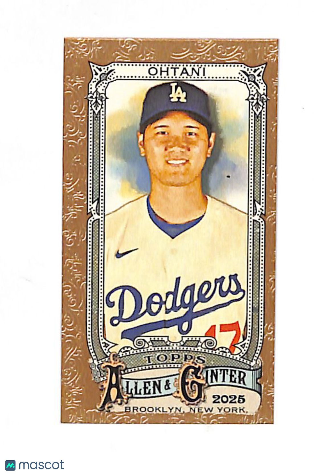 2025 Topps Allen & Ginter Shohei Ohtani Mini Gold Border #132 Dodgers