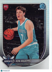 2025 Topps Bowman Chrome Kon Knueppel Red Rookie Rookie RC #BRR-4 Hornets