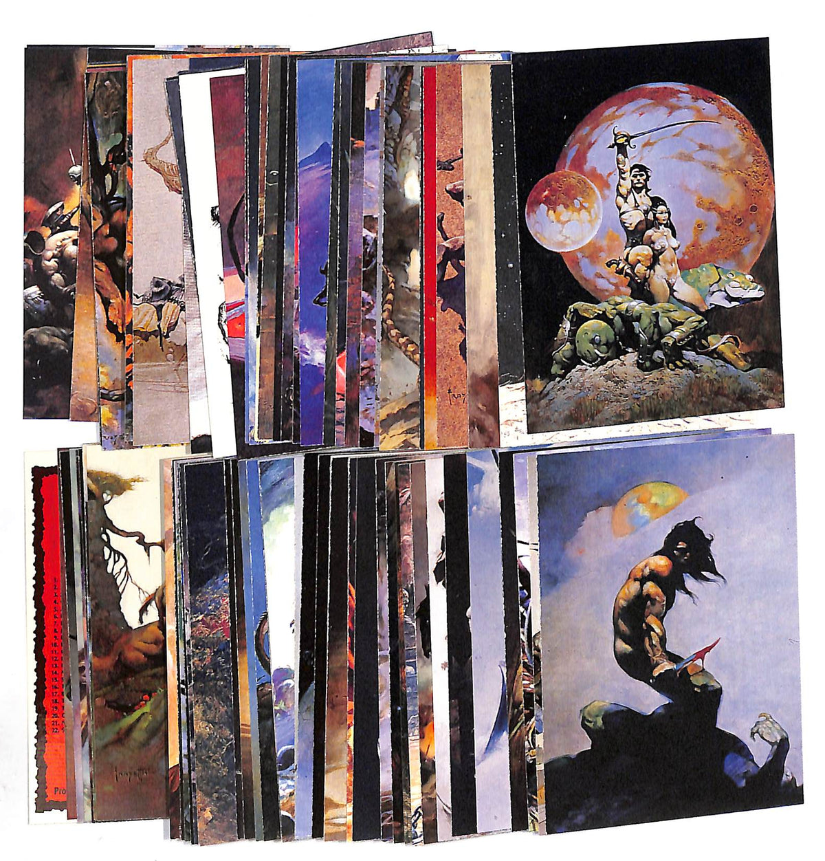 1991 Frank Frazetta By Comic Images Complete Set #1-90