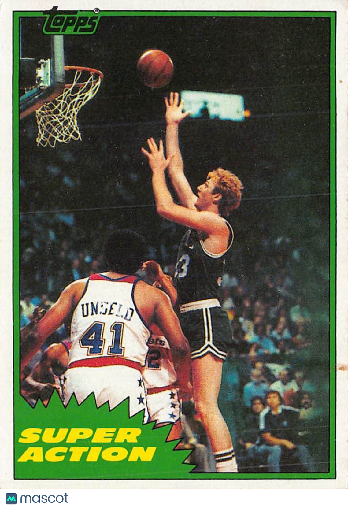 1981-82 Topps Larry Bird #E101 Boston Celtics