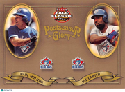 2003 Fleer Fall Classic Postseason Glory Joe Carter Paul Molitor /750 #23