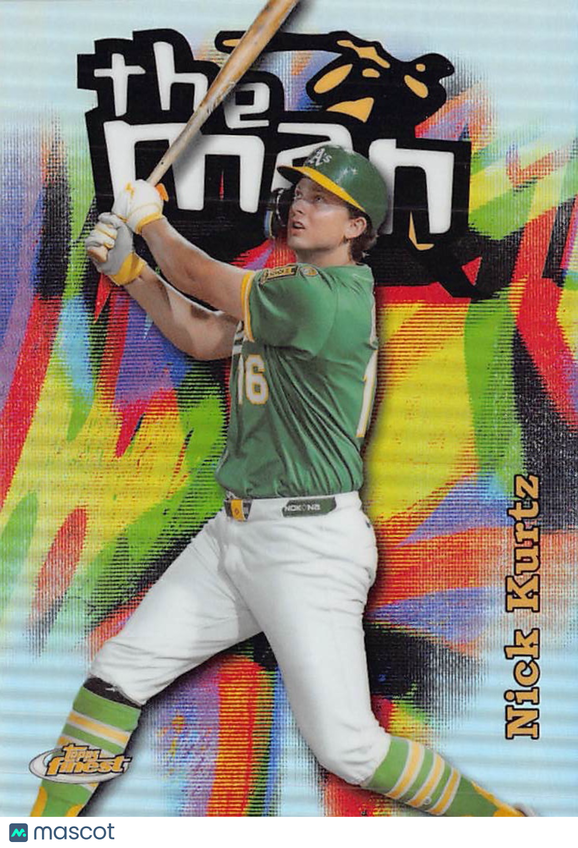 2026 Topps Finest The Man Nick Kurtz #TM-4 Oakland Athletics