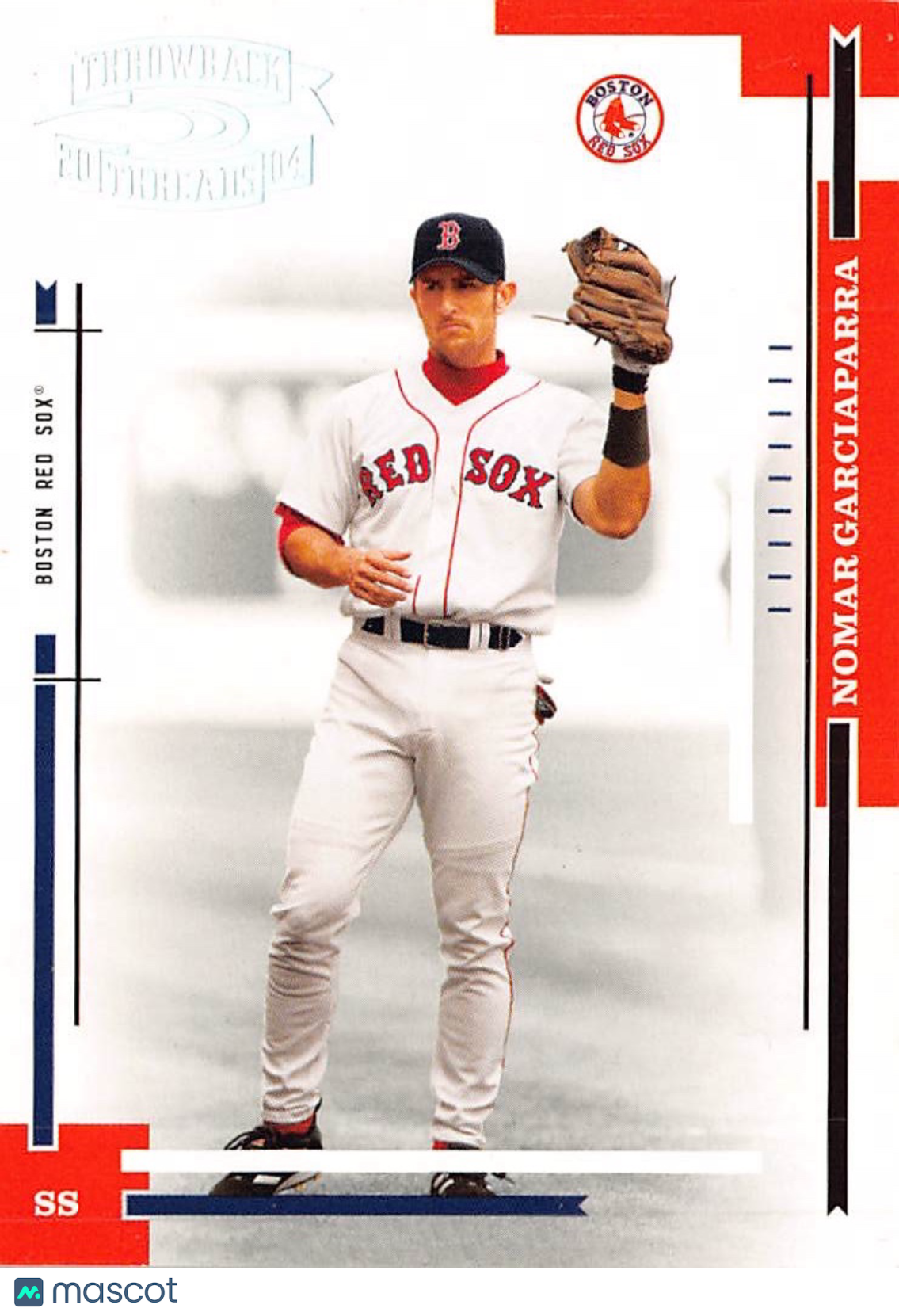 2004 Donruss Throwback Threads Nomar Garciaparra Foil /100 #35 Boston Red Sox