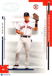 2004 Donruss Throwback Threads Nomar Garciaparra Foil /100 #35 Boston Red Sox
