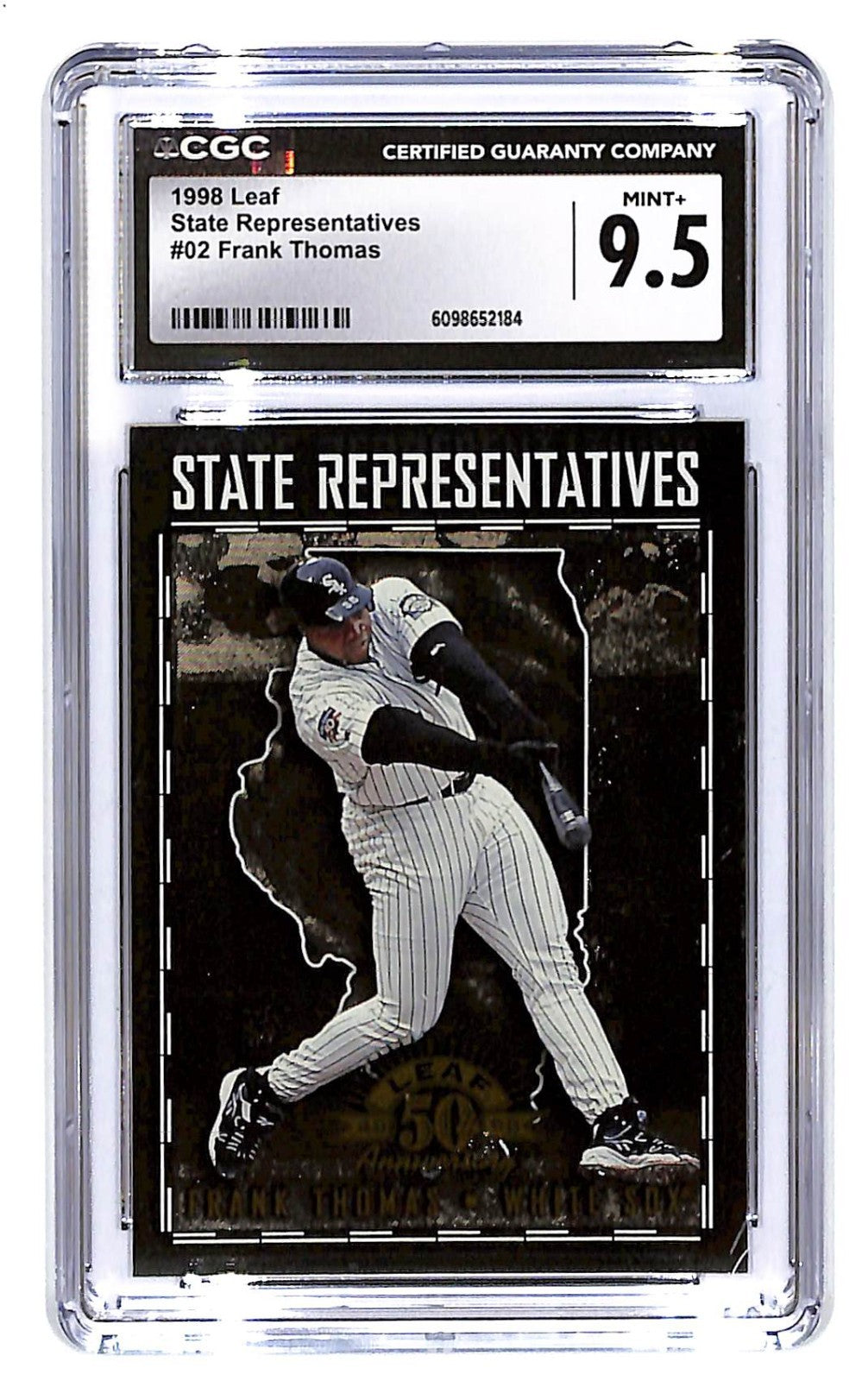 1998 Frank Thomas Leaf State Representatives #2994/5000 CGC 9.5