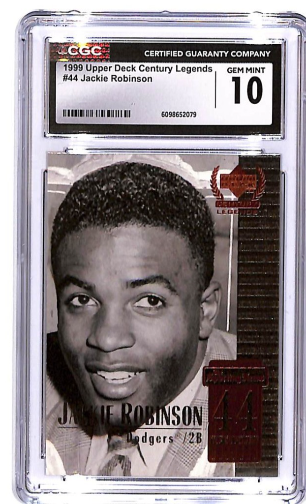 1999 Upper Deck Century Legends Jackie Robinson #44 CGC 10 Dodgers