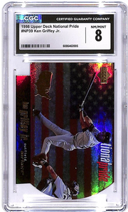 1998 Upper Deck National Pride Ken Griffey Jr NP39 CGC 8 Mariners