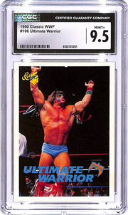 1990 Classic WWF Ultimate Warrior #106 CGC 9.5