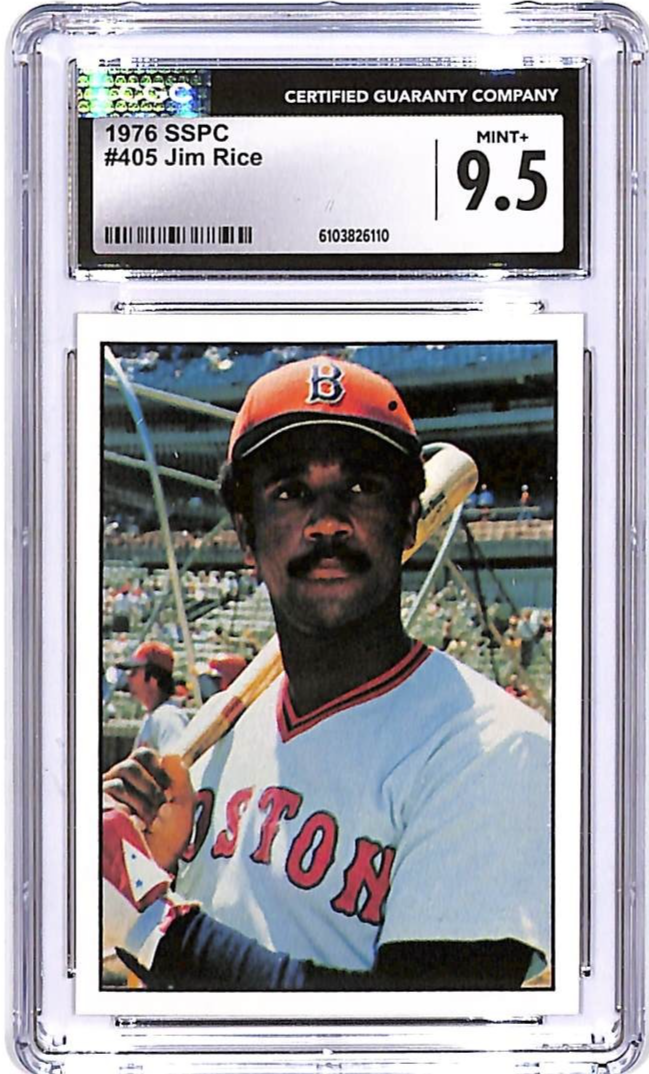 1976 SSPC Jim Rice Rookie RC #405 CGC 9.5 Red Sox