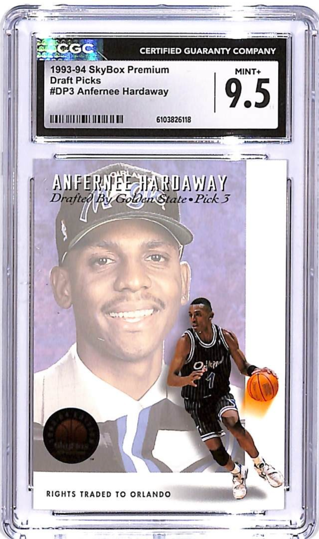 1993-94 SkyBox Premium Anfernee Hardaway Draft Picks Rookie RC DP3 CGC 9.5 Magic