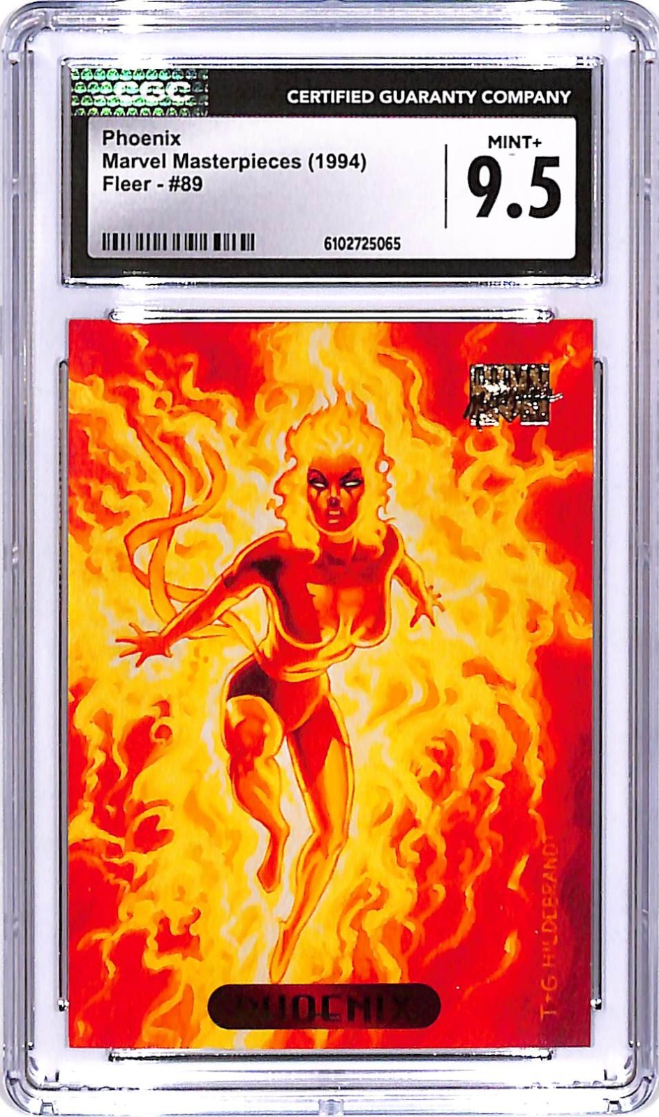1994 Fleer Marvel Masterpieces Phoenix #89 CGC 9.5