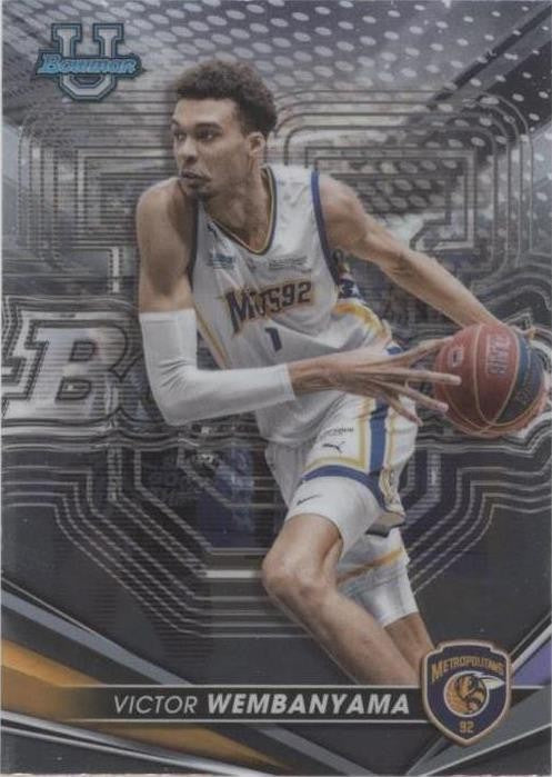 2022-23 Bowman University Best - Victor Wembanyama #51 (RC) SGC 10 GM