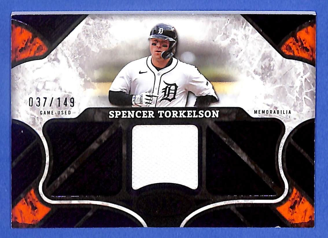 2025 Spencer Torkelson Topps Tier One Relic Purple Game Used T1R-ST #37/149