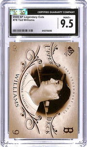 2005 SP Legendary Cuts Ted Williams #78 CGC 9.5 Red Sox