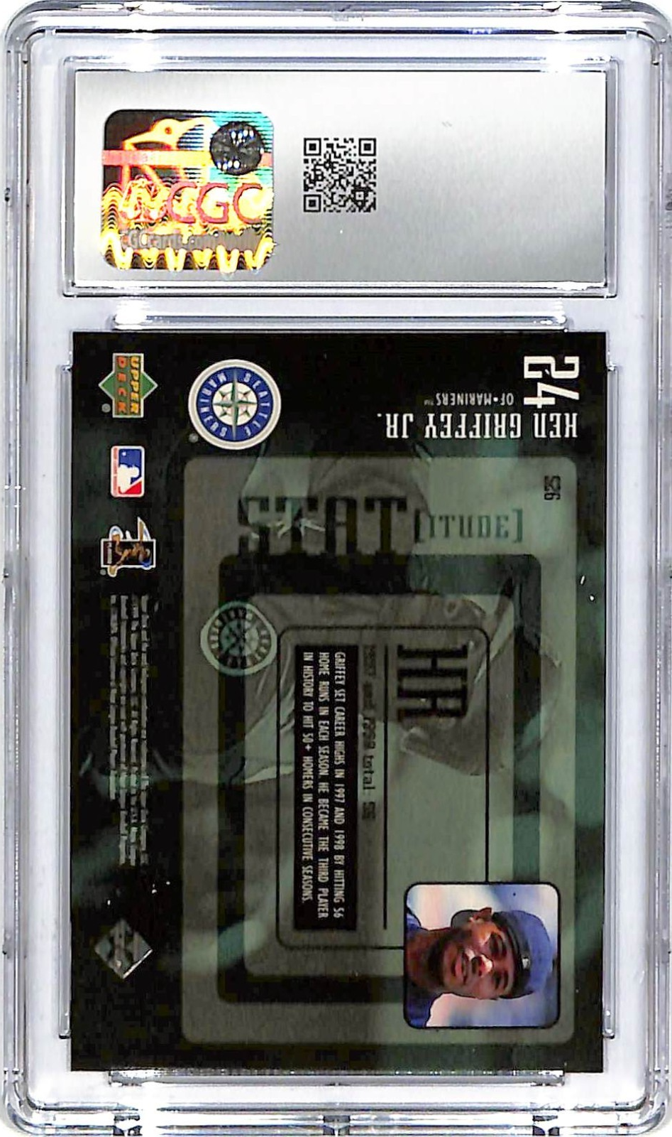 2000 Upper Deck Ken Griffey Jr Statitude #S26 CGC 10 Mariners