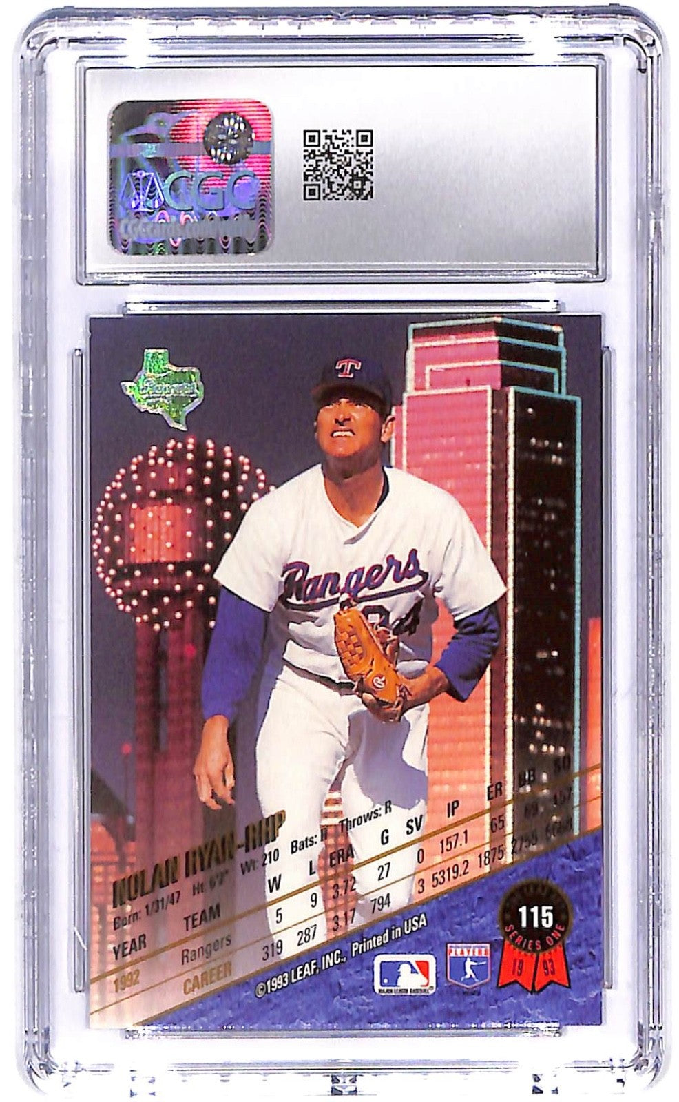 1993 Leaf - Nolan Ryan #115